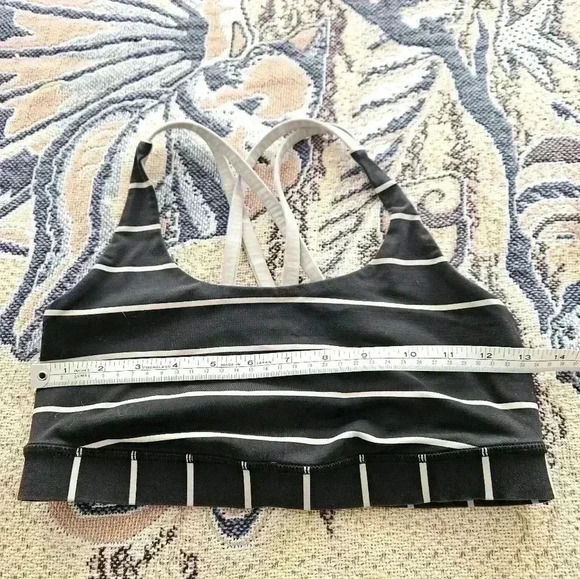 Lululemon Energy Bra, Cayman Stripe / Mojave Tan - Picture 9 of 10